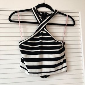 Stripe crop top